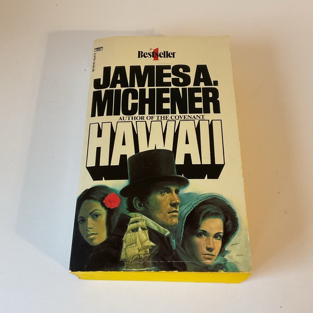 Hawaii by James A. Michener - Fawcett Crest Historical Fiction Paperback 1973